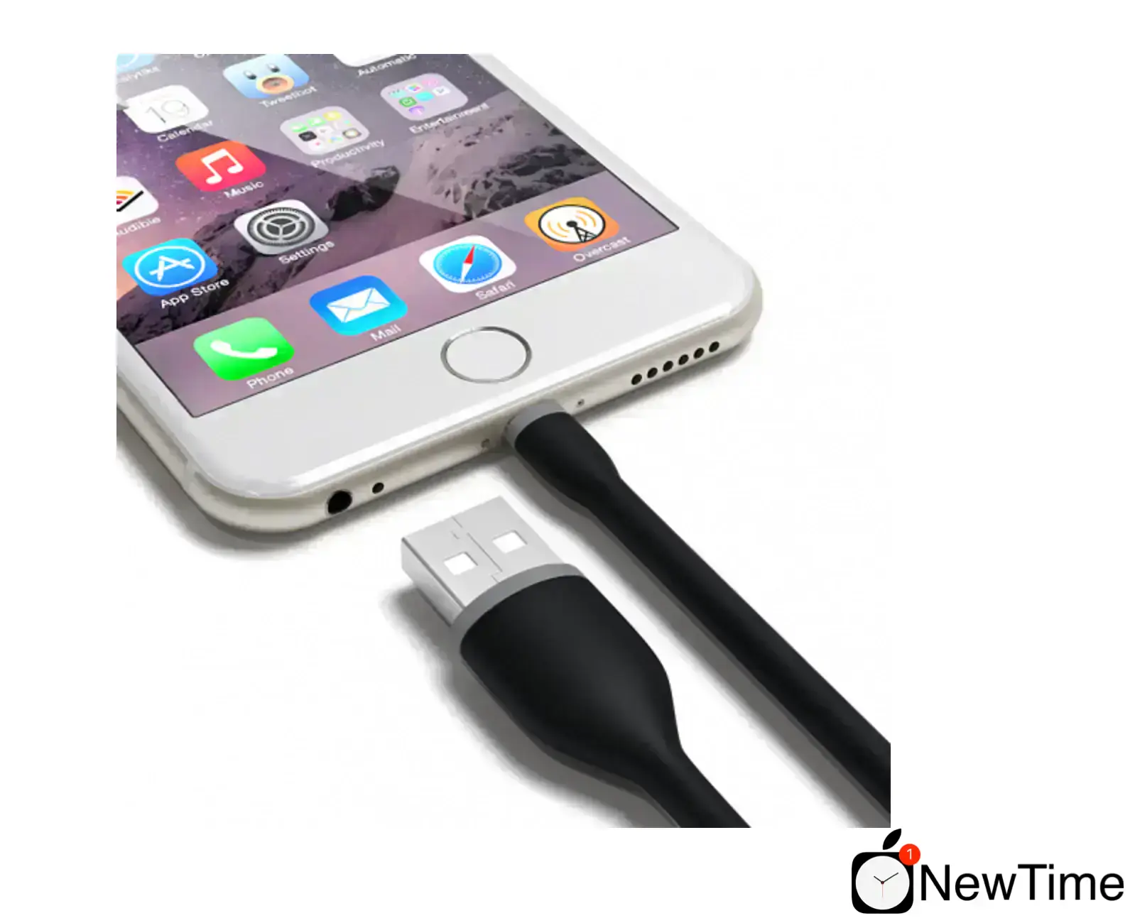 Satechi Flexible Charging Lightning Cable Black 6" (0.15 m) (ST-FCL6B)